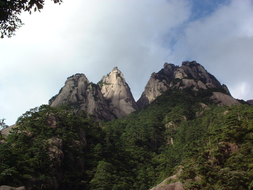 Mountains in the Huangshan area